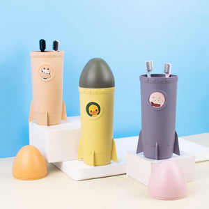 Space-Rocket Toothbrush Holder Lunch Boxes June Trading   