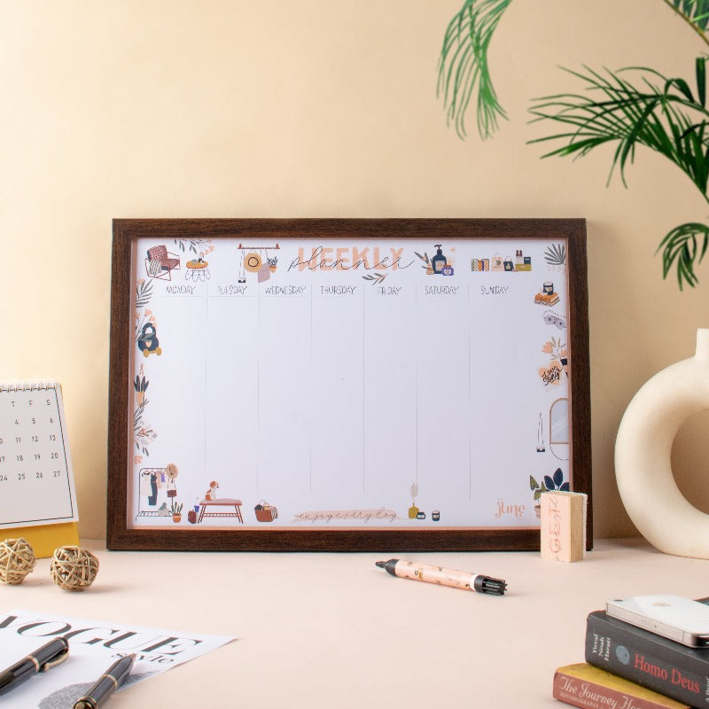 Organise Your Life — Weekly Rewritable Planner