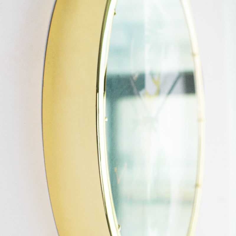 Golden Leaves Saga Wall Clock & Frame Set Wall Clocks June Trading   