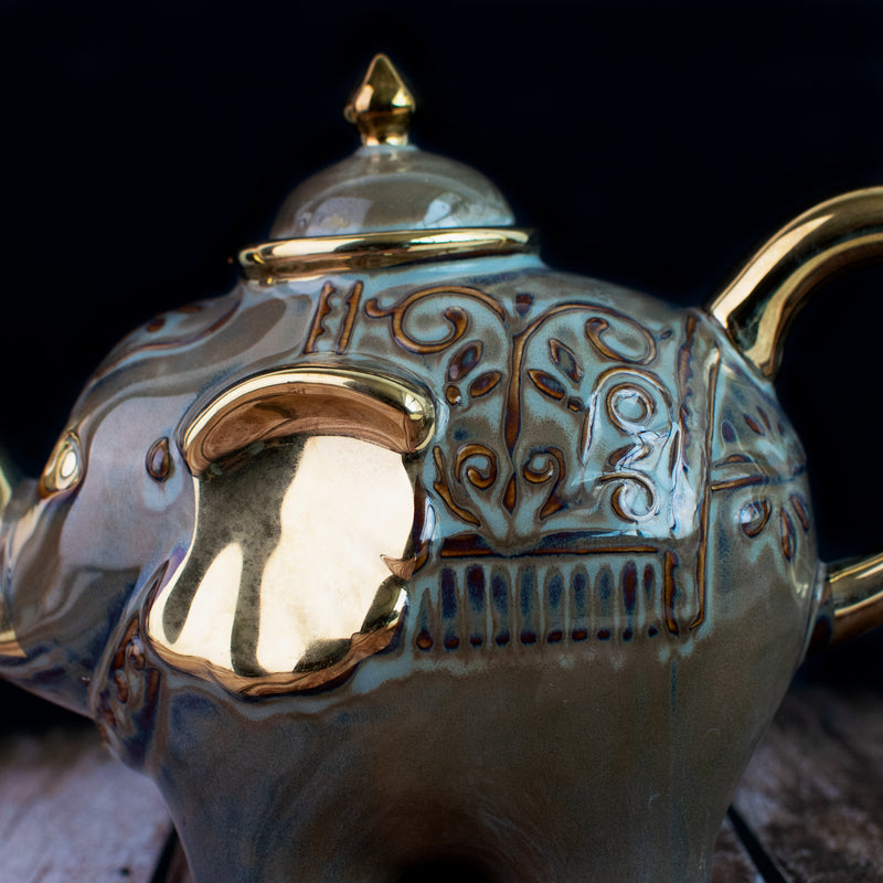 Elephant Vintage Teapot Drink Dispenser June Trading   