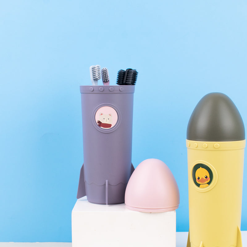 Space-Rocket Toothbrush Holder Lunch Boxes June Trading   