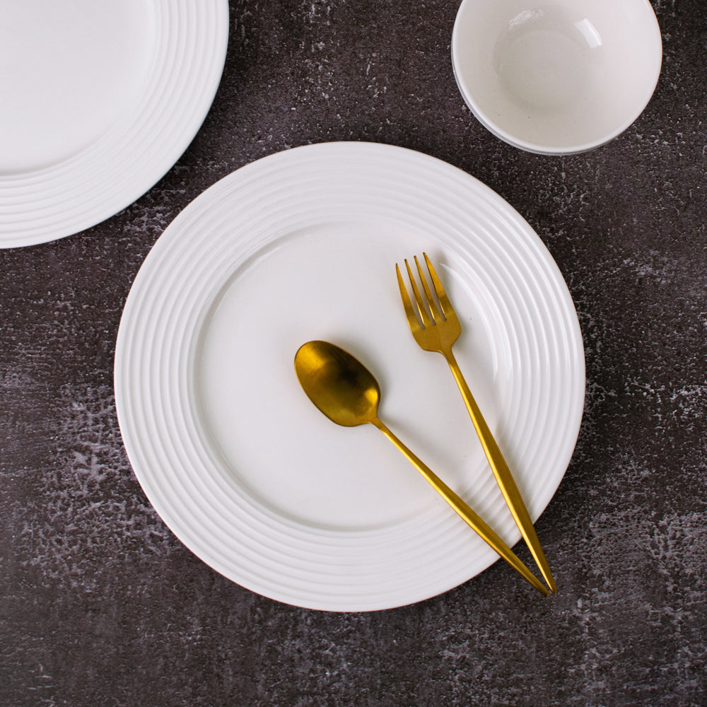 Ivory White Dinner Plate Dinner Plates The June Shop   