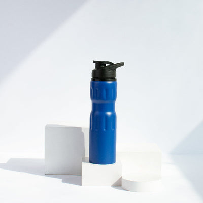 Gym Steel Bottle Flask June Trading Azure Blue  