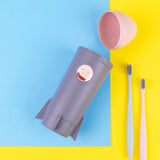 Space-Rocket Toothbrush Holder Lunch Boxes June Trading Duck Yellow & Grey  