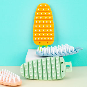Fruit & Vegetable Cleaning Brush Cleaning Brush June Trading Carrot Orange  