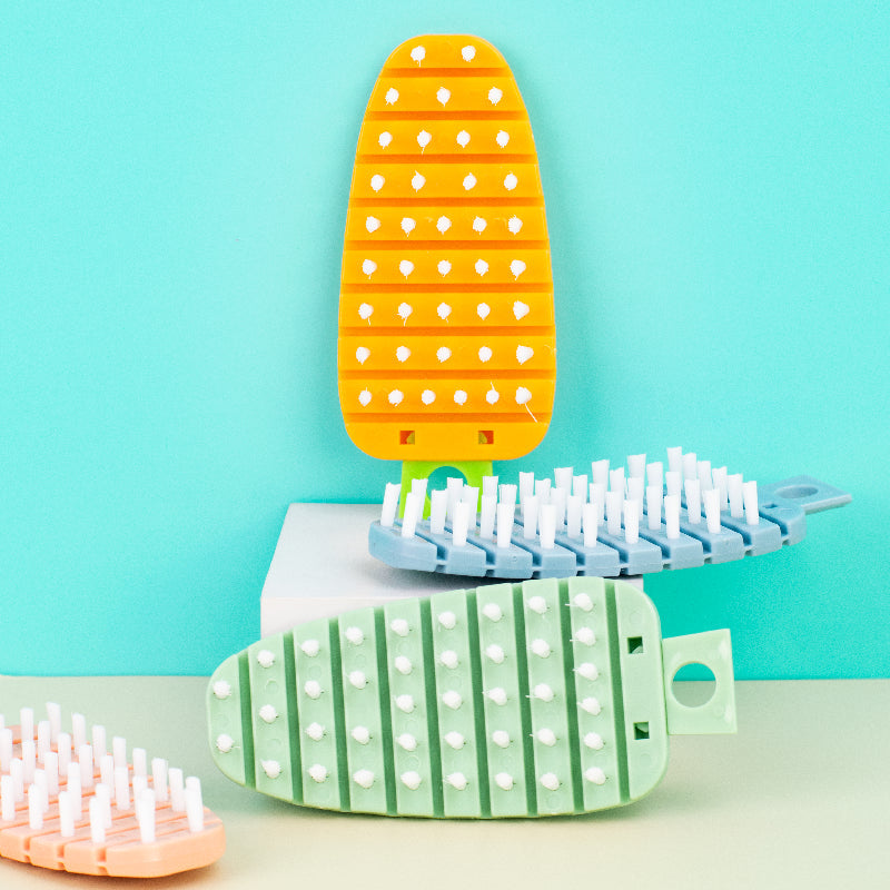 Fruit & Vegetable Cleaning Brush Cleaning Brush June Trading Carrot Orange  