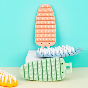 Fruit & Vegetable Cleaning Brush Cleaning Brush June Trading Cream Pink  