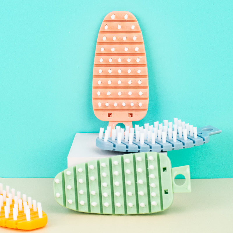 Fruit & Vegetable Cleaning Brush Cleaning Brush June Trading Cream Pink  