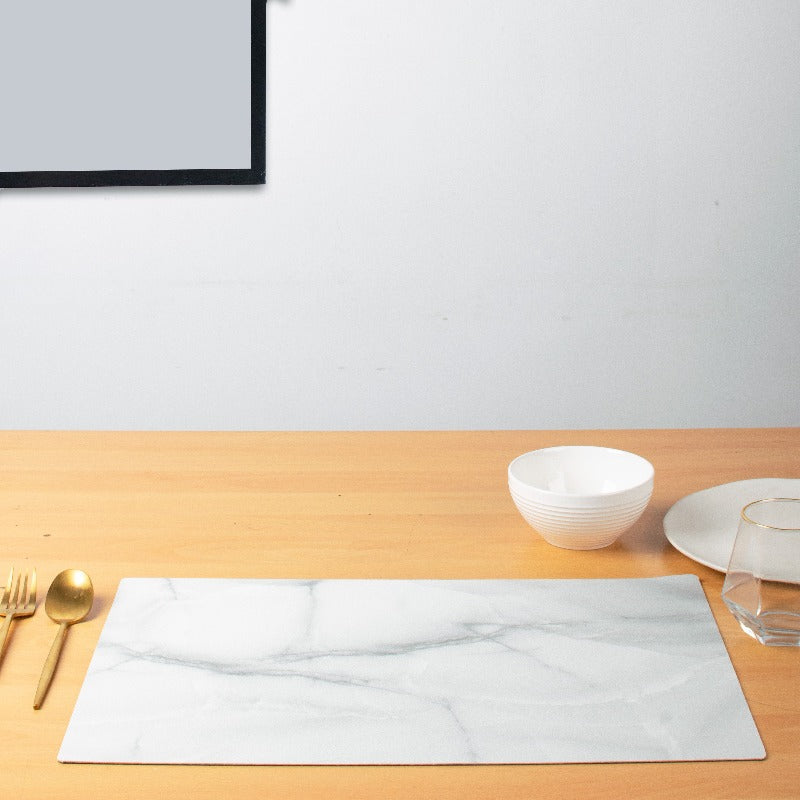 Marblestic Tone Table Mats Set | 6 Pcs Tablemat The June Shop   