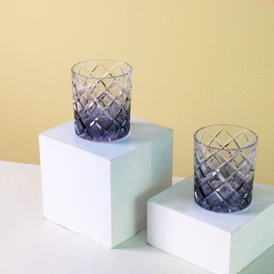 Midnight Prism Crystal Glasses (Set Of 2, 4 & 6)