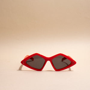 Bling Like A Diamond Cherry Red Sunglass Eyewear June Trading   