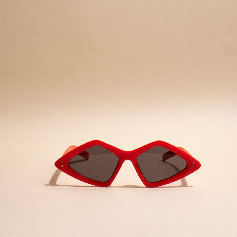 Bling Like A Diamond Cherry Red Sunglass Eyewear June Trading   
