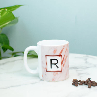 Speckled Ceramic Initials Coffee Mug Coffee Mugs June Trading R  