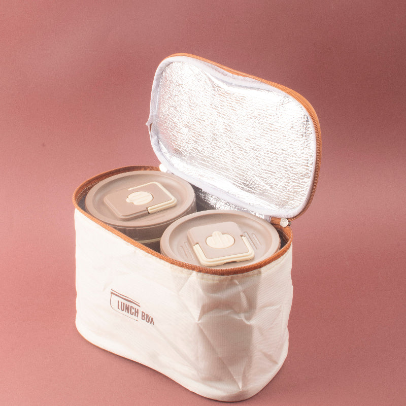 FreshCarry Bento Lunch System with Airtight Bowls & Insulated Bag