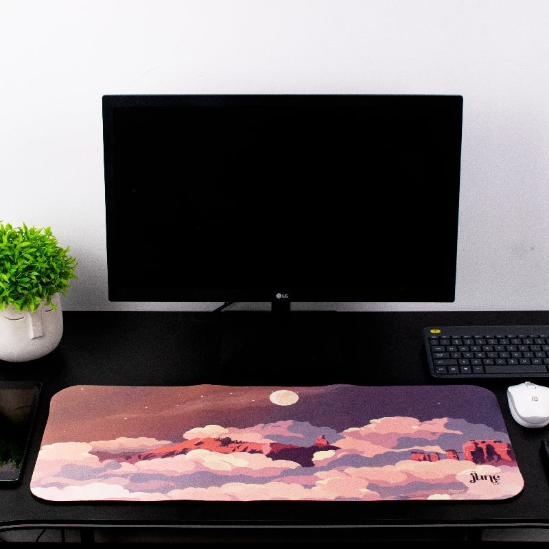 Lively Cloudscape Versatile Desk Mat Desk Mats June Trading   
