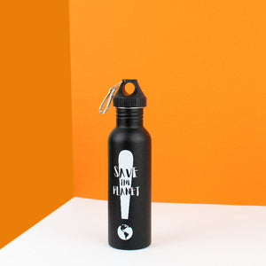 Metal Bottle With Motivational Quotes Bottles June Trading Save The Planet  