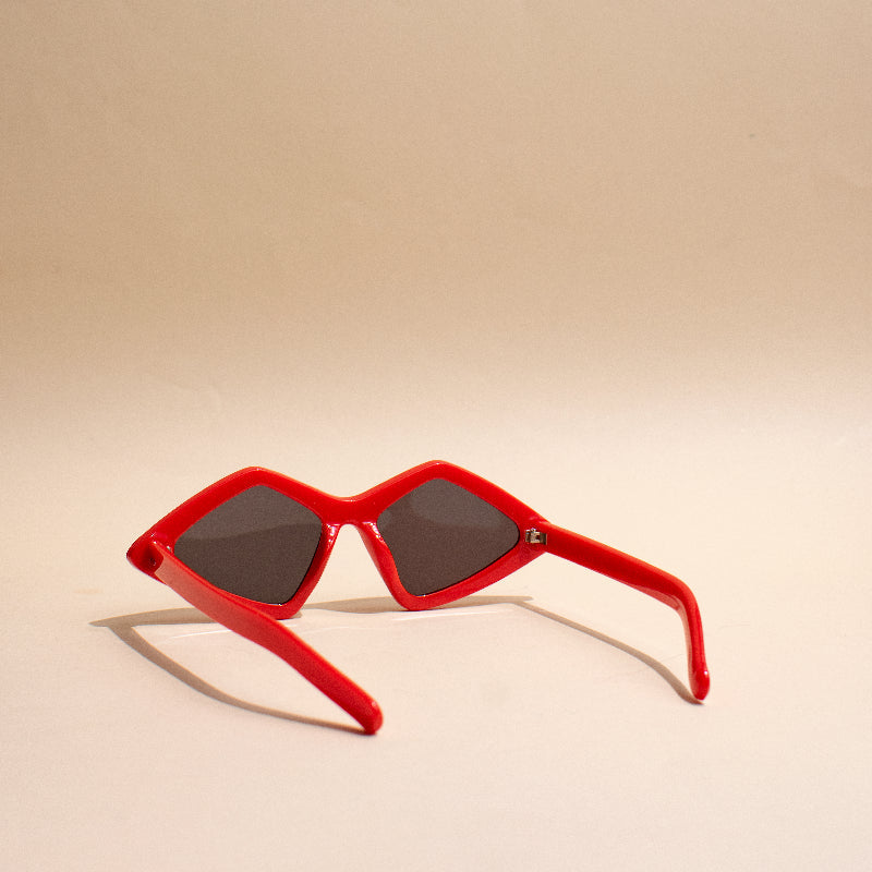 Bling Like A Diamond Cherry Red Sunglass Eyewear June Trading   