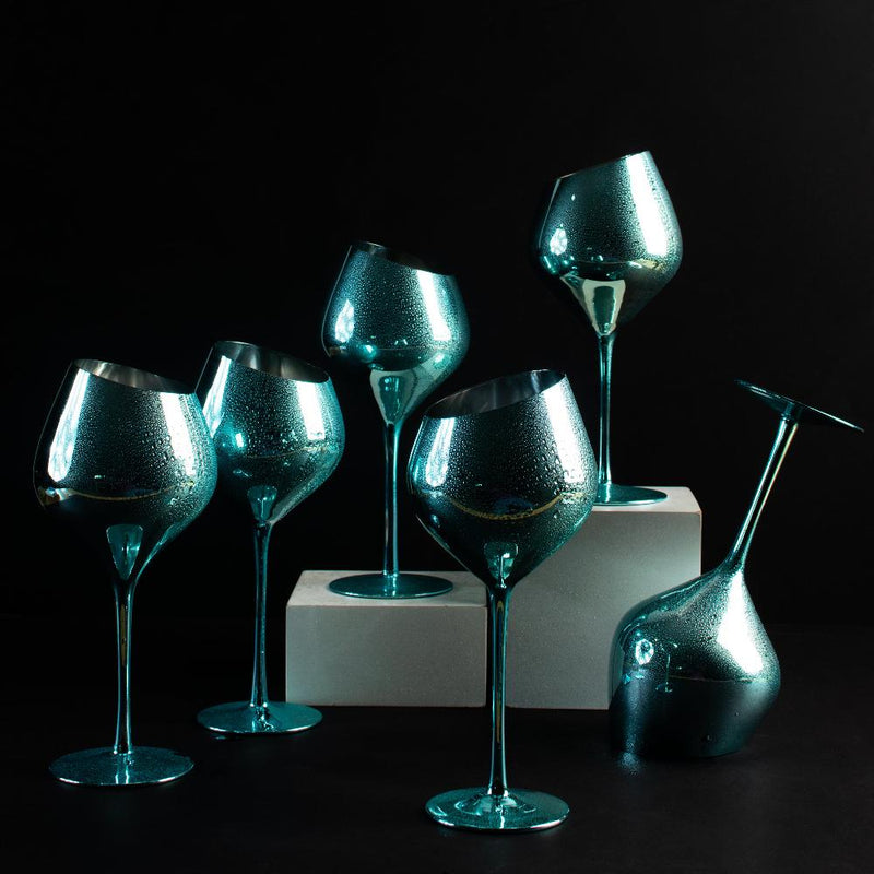 Sterling Aqua Echo Wine Glass