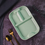 Araceli Sectioned Plate Serving Tray The June Shop Fern Green  