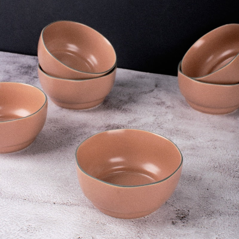 Misora Powder Pink Dinner Bowl Bowls The June Shop   