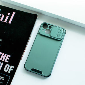 Colour Me Vivid Camera Slider Apple iPhone 14 Cover iPhone 14 June Trading Fern Metallic Green  