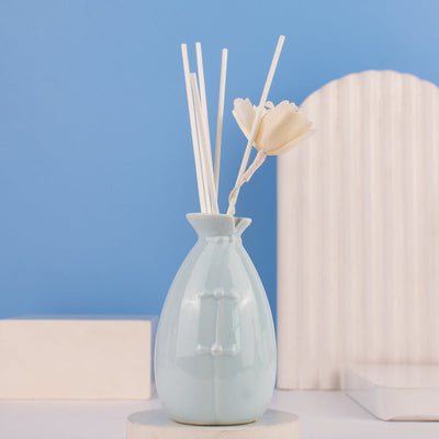 Savour The Scent Reed Diffuser Aroma Diffusers June Trading Blooming Jasmine (blue base)  