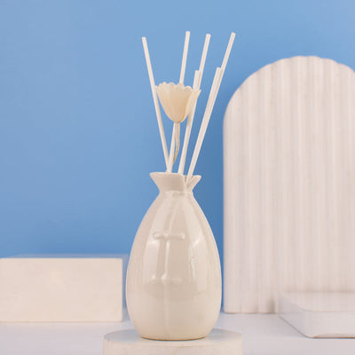 Savour The Scent Reed Diffuser Aroma Diffusers June Trading French Lavender (white base)  