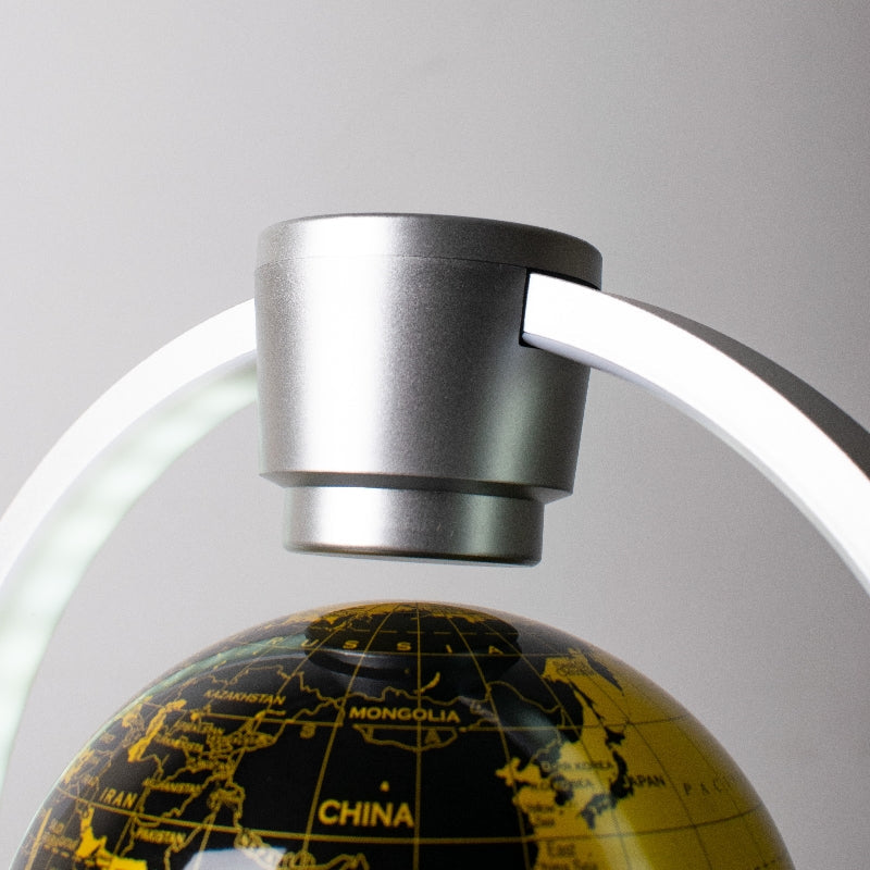 A Golden World Levitating Magnetic Globe Levitating The June Shop   