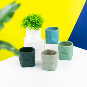Nordic Bag Shape Planter Planters June Trading   