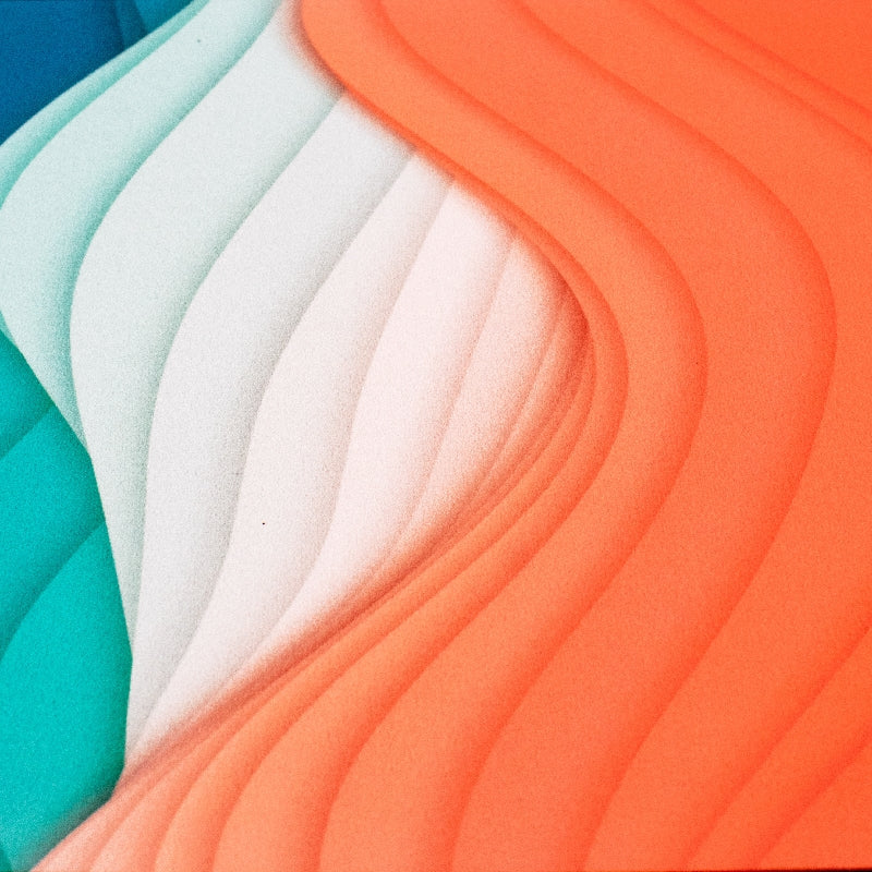 Striking Tremor Waves Versatile Desk Mat Desk Mats June Trading   