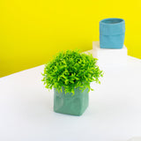 Nordic Bag Shape Planter Planters June Trading Mint Green  