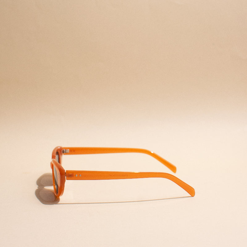 Streetwear Apricot Orange Sunglass Eyewear June Trading   