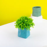 Nordic Bag Shape Planter Planters June Trading Baby Blue  