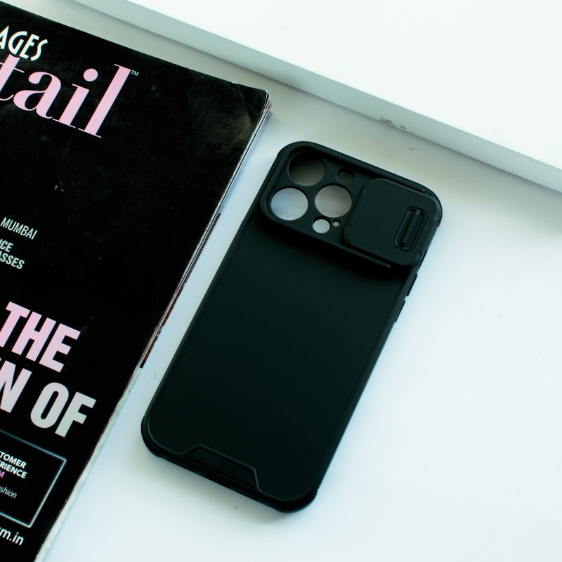 Colour Me Vivid Camera Slider Apple iPhone 14 Pro Max Cover iPhone 14 Pro Max June Trading Onyx Black  