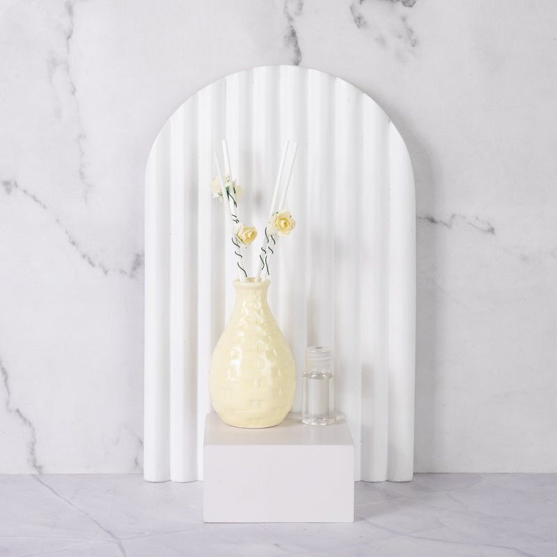 Raindrop Vase Reed Diffuser Aroma Diffusers June Trading Citrus Lemon  