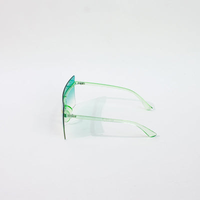 Urban Oversized Sea Green Sunglass Eyewear June Trading   