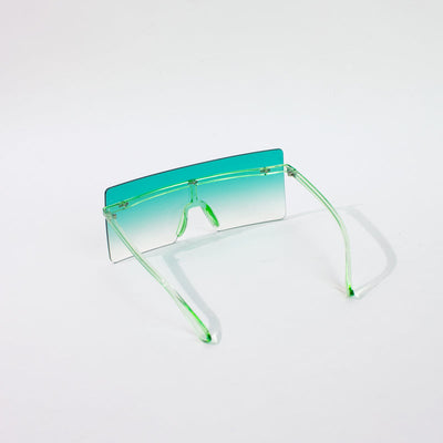 Urban Oversized Sea Green Sunglass Eyewear June Trading   