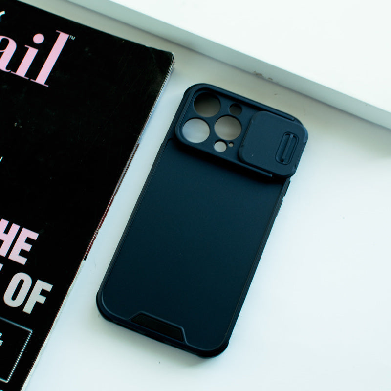 Colour Me Vivid Camera Slider Apple iPhone 14 Pro Max Cover iPhone 14 Pro Max June Trading Midnight Blue  