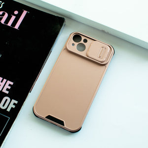 Colour Me Vivid Camera Slider Apple iPhone 14 Plus Cover iPhone 14 Plus June Trading Latte Cream  