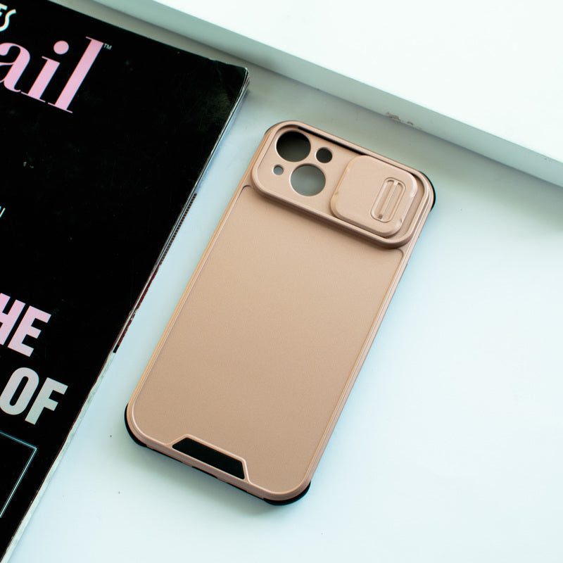 Colour Me Vivid Camera Slider Apple iPhone 14 Plus Cover iPhone 14 Plus June Trading Latte Cream  