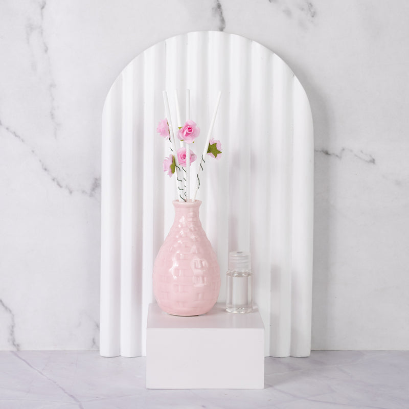 Raindrop Vase Reed Diffuser Aroma Diffusers June Trading Starling Rose  