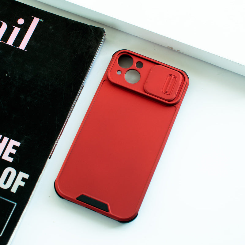 Colour Me Vivid Camera Slider Apple iPhone 14 Plus Cover iPhone 14 Plus June Trading Rogue Red  