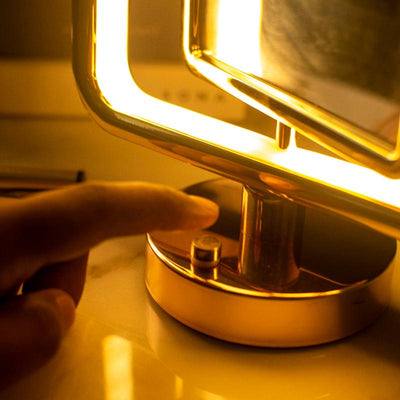 Circular Photo Frame Touch Sensor Lamp