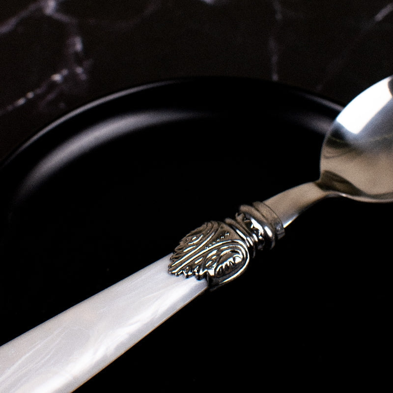 Ivory Accent Regal 24 Piece Cutlery Set Cutlery June Trading   