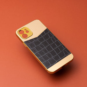 Golden Royally Black Luxury Embossed Design iPhone Cover Mobile Phone Cases June Trading iPhone 12  