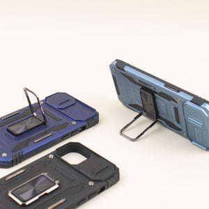 Hybrid Armour iPhone 12 Cover | Camera Slider & Kickstand iPhone 12 The June Shop   