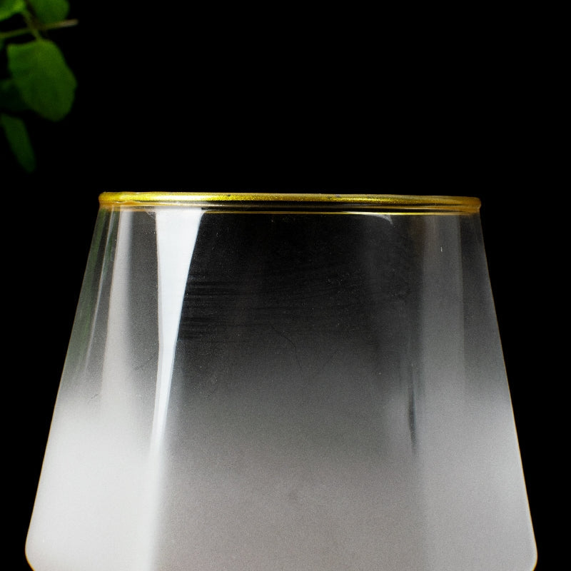 The Sipper's Whisper Frosted Glass (Set Of 2) Glasses June Trading   