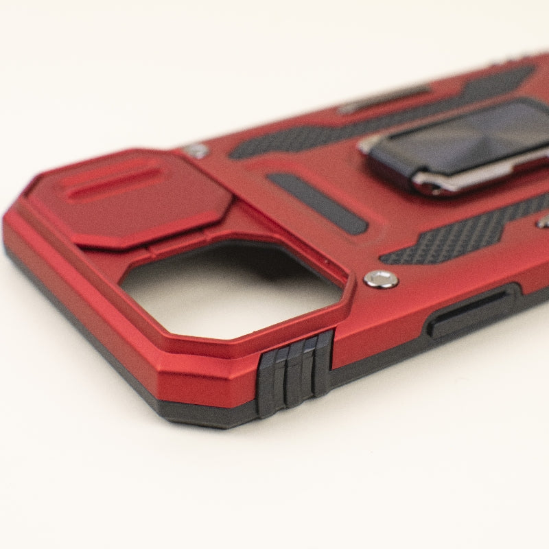 Hybrid Armour iPhone 13 Cover | Camera Slider & Kickstand iPhone 13 The June Shop   