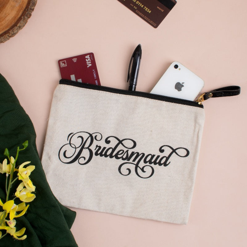 Bridesmaid - Canvas Pouch