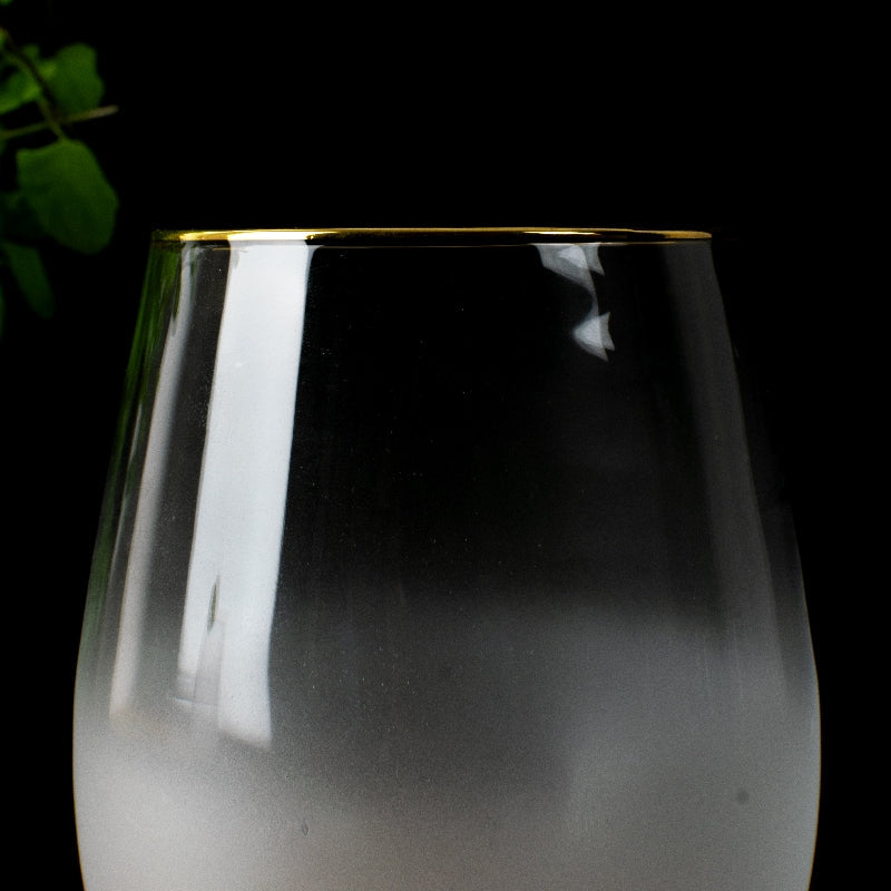 The Mixology Lounge Frosted Glass (Set of 2) Glasses June Trading   